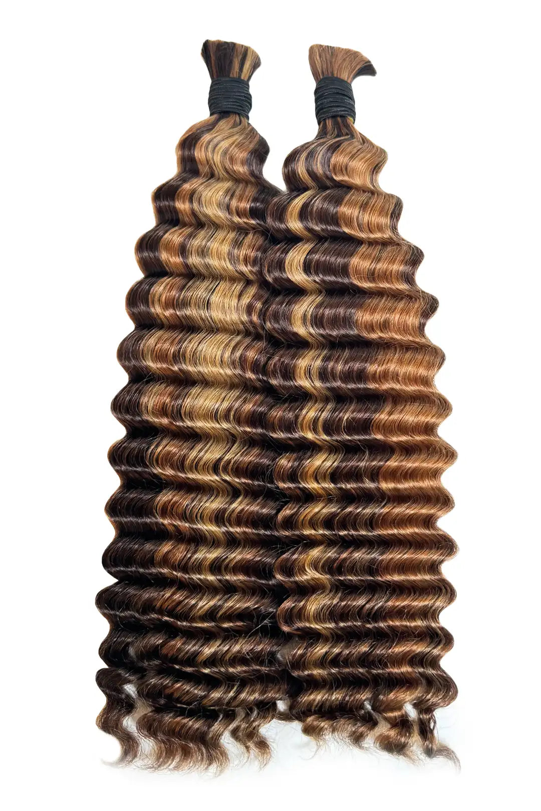#4A/27/30 Piano Color Deep Wave Bulk Hair for Braiding BU55